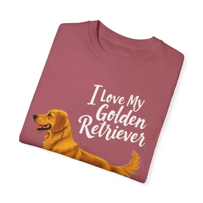 Ocean State Styles T Shirt Golden Retriever Love Graphic