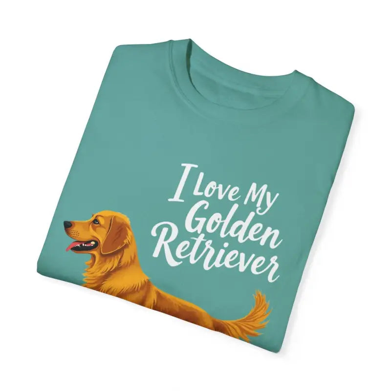 Ocean State Styles T Shirt Golden Retriever Love Graphic