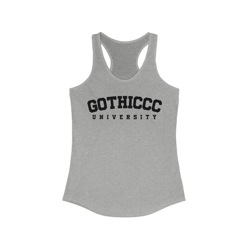 Gothiccc University Women's Racerback Tank