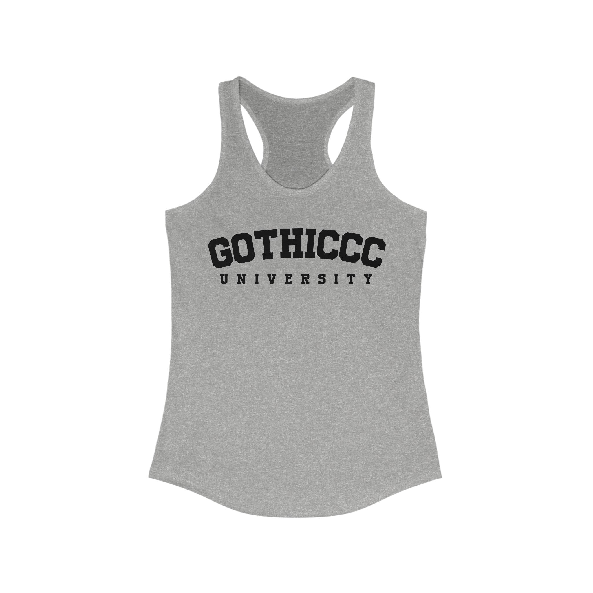 Gothiccc University Women's Racerback Tank