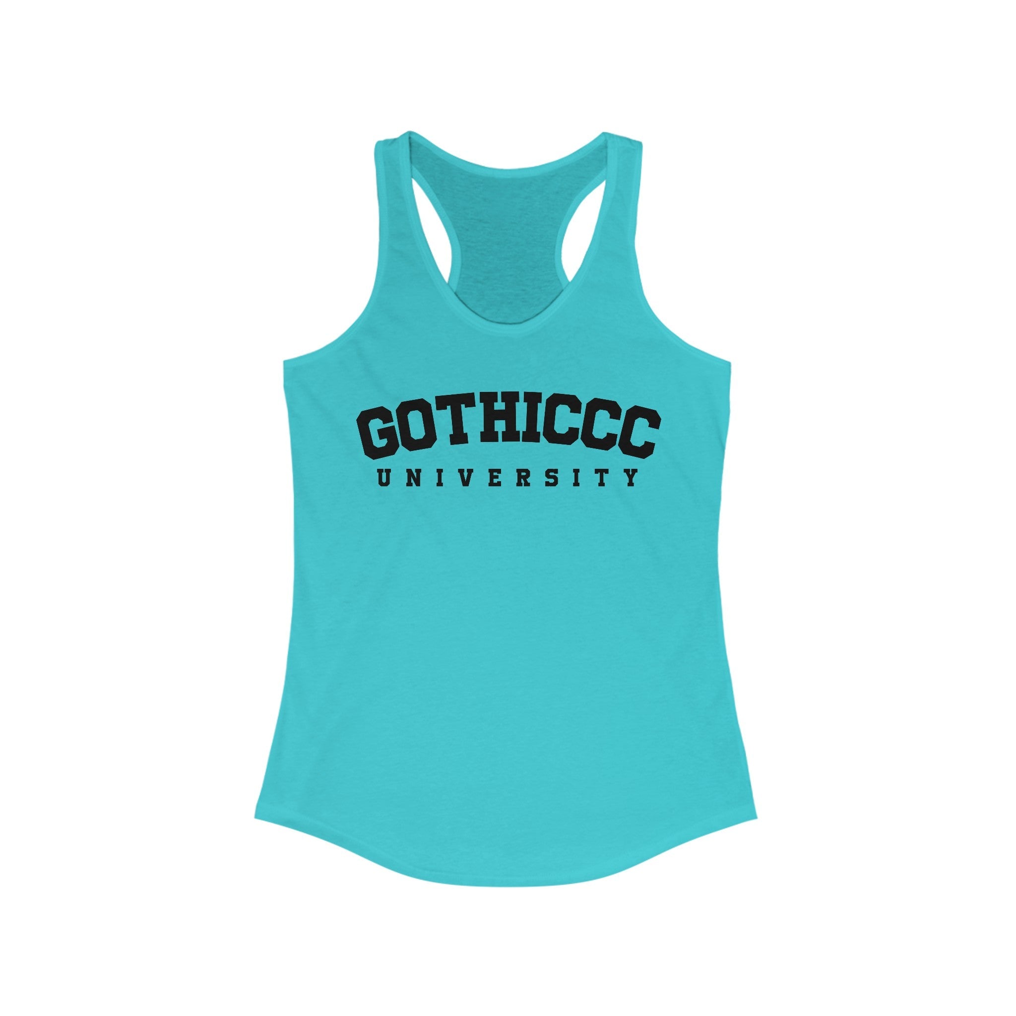 Gothiccc University Women's Racerback Tank