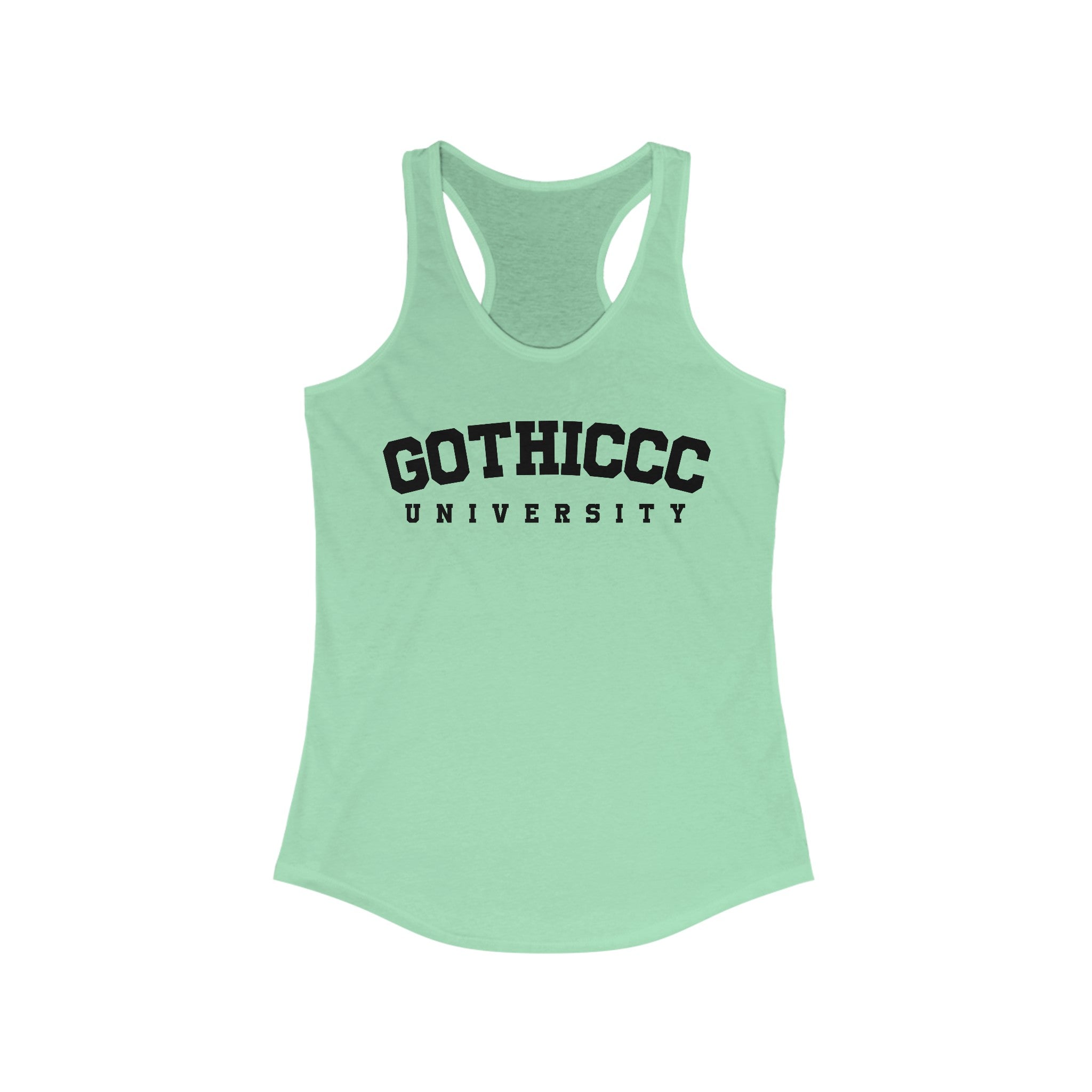 Gothiccc University Women's Racerback Tank