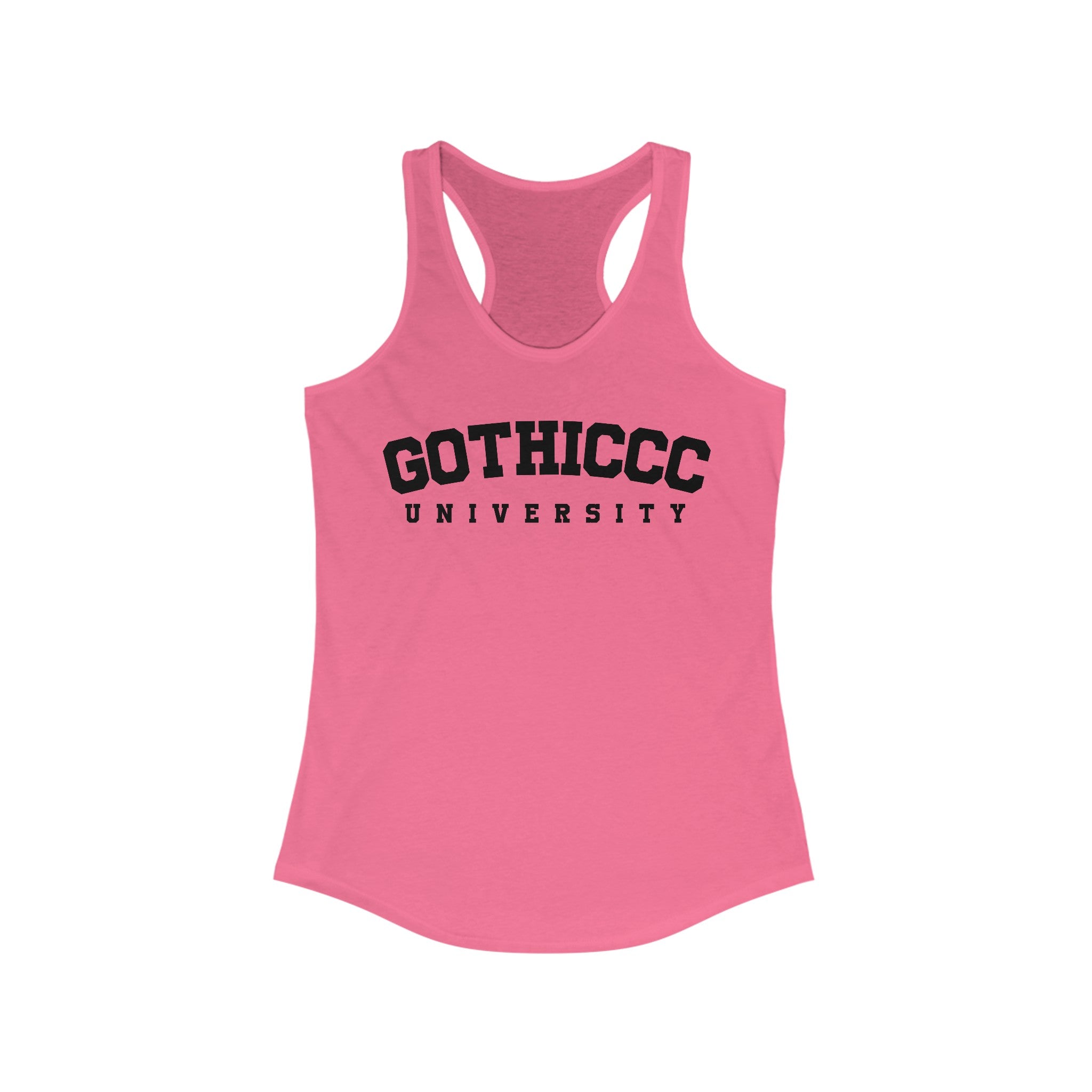 Gothiccc University Women's Racerback Tank