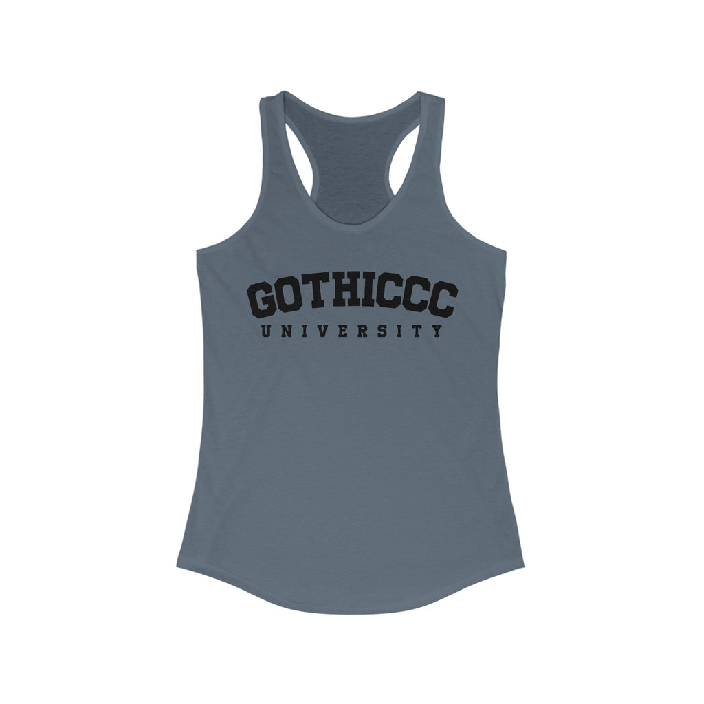 Gothiccc University Women's Racerback Tank