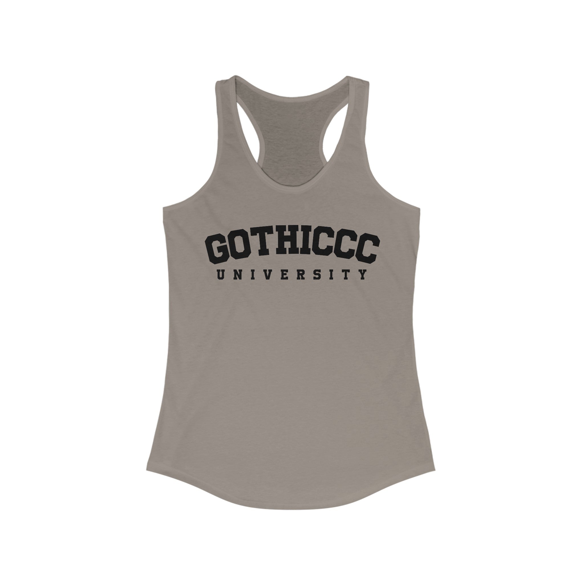 Gothiccc University Women's Racerback Tank