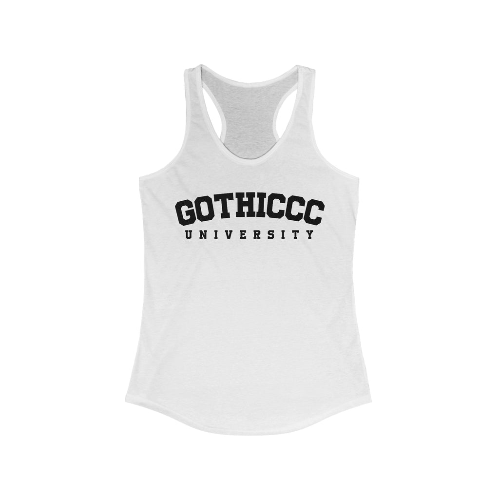 Gothiccc University Women's Racerback Tank