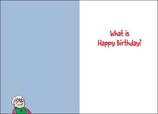 Birthday Card - SENIOR JEOPARDY!...What is Happy Birthday?