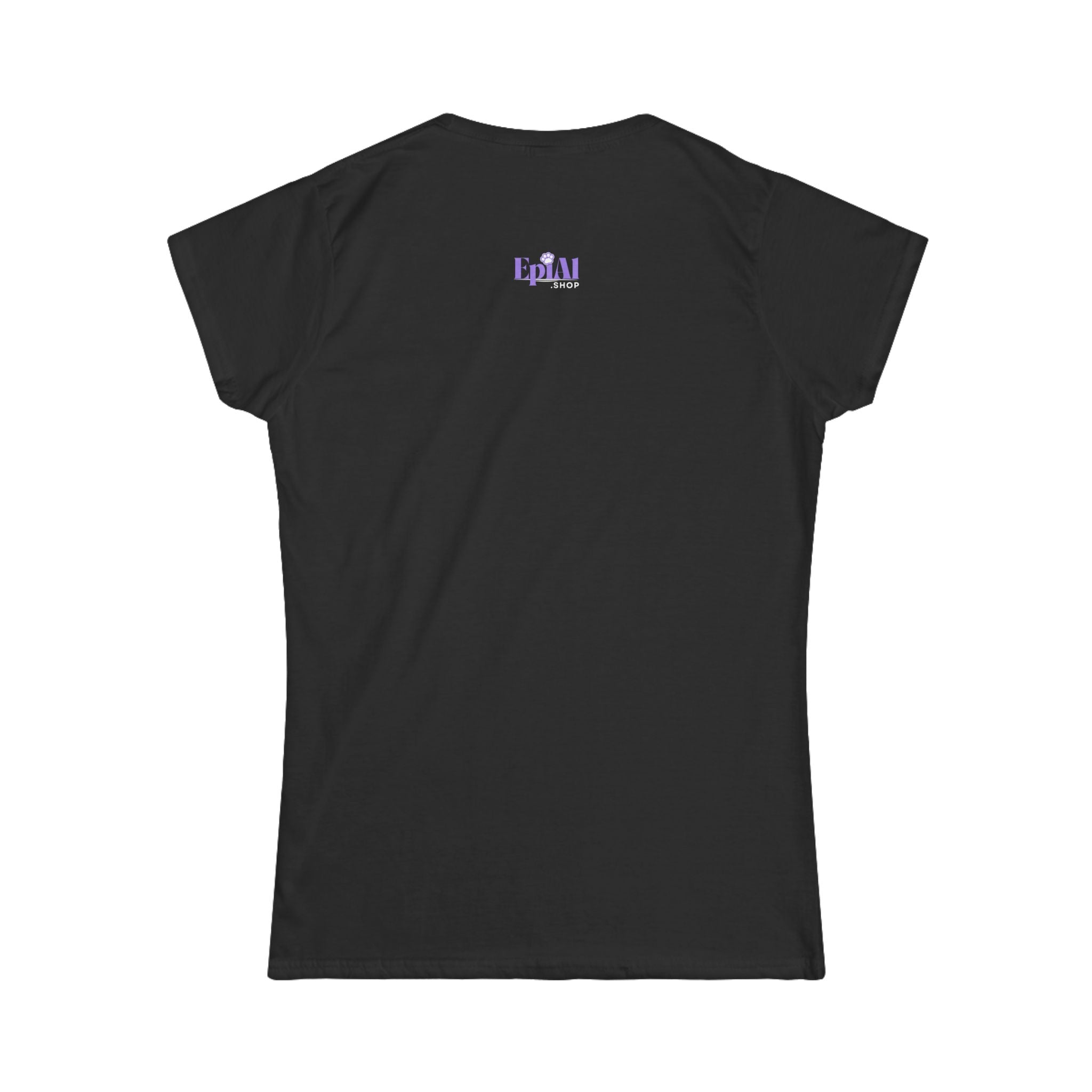 Graceful Cat Women's Tee - Cute Feline Ballerina Graphic Shirt