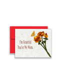 Mom's Gratitude Card: Cherishing You Always Wildflower Seed Paper Card