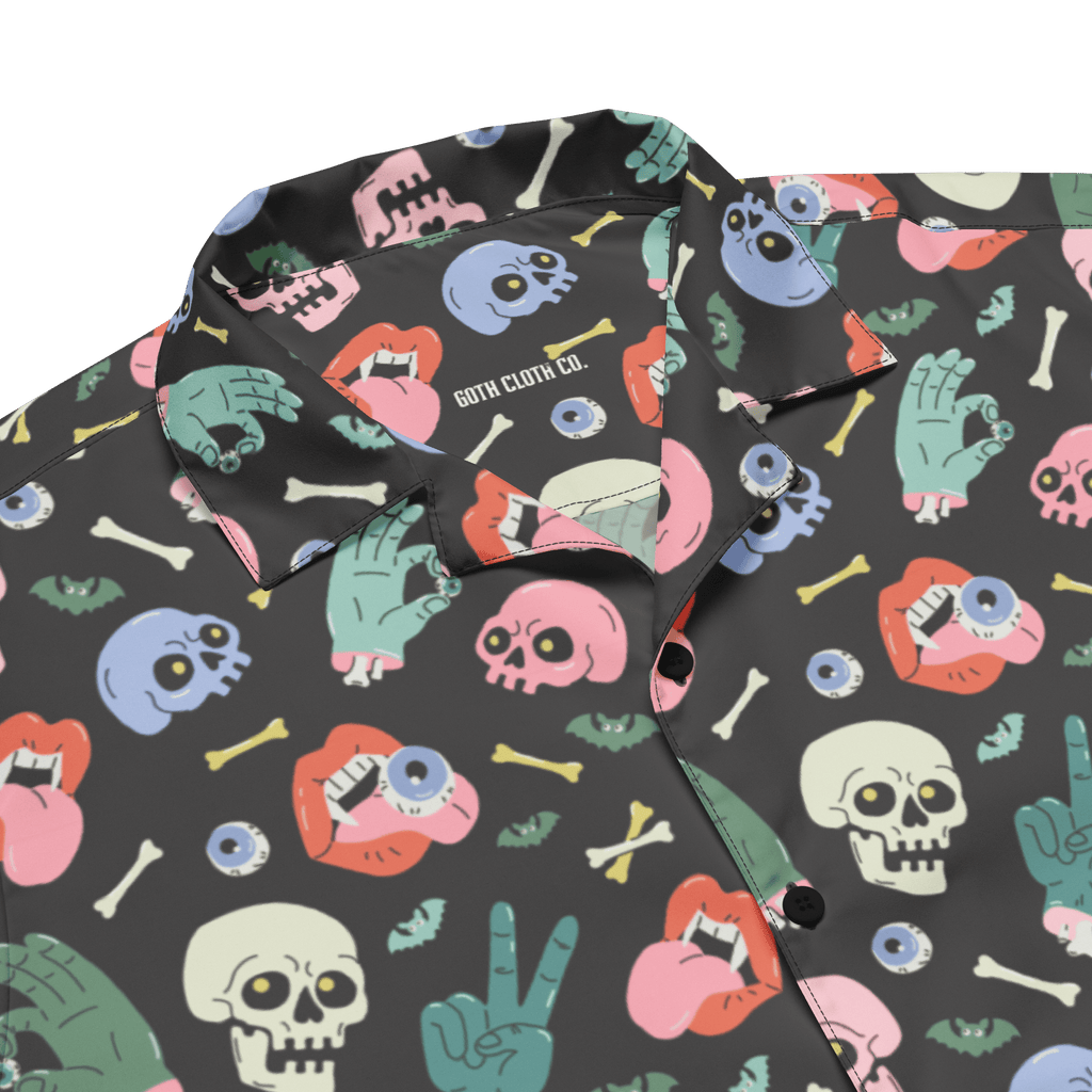 Graveyard Smash Unisex Button Up Shirt