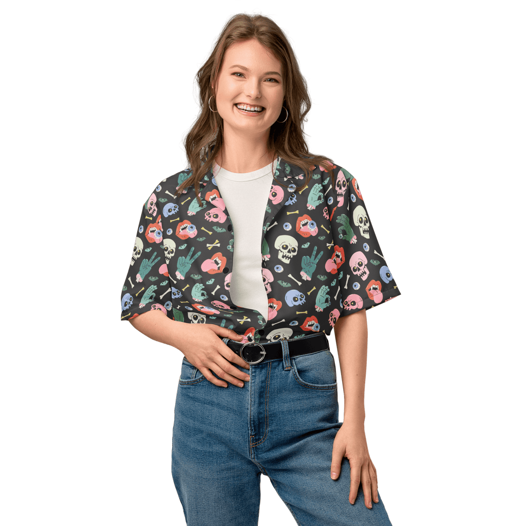 Graveyard Smash Unisex Button Up Shirt