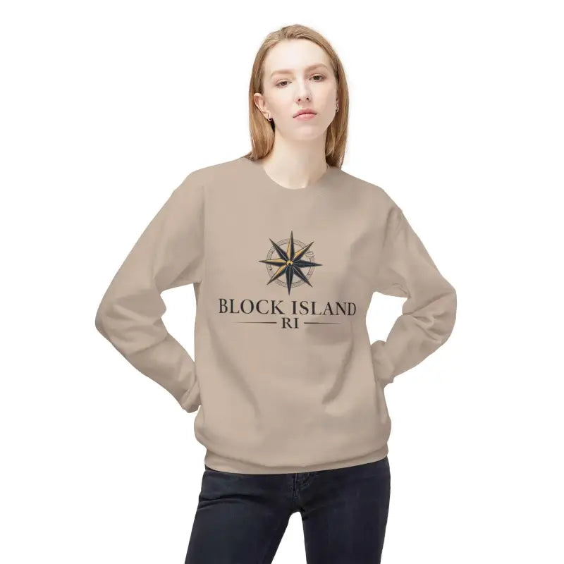 Ocean State Styles Sweatshirt Block Island Compass Design