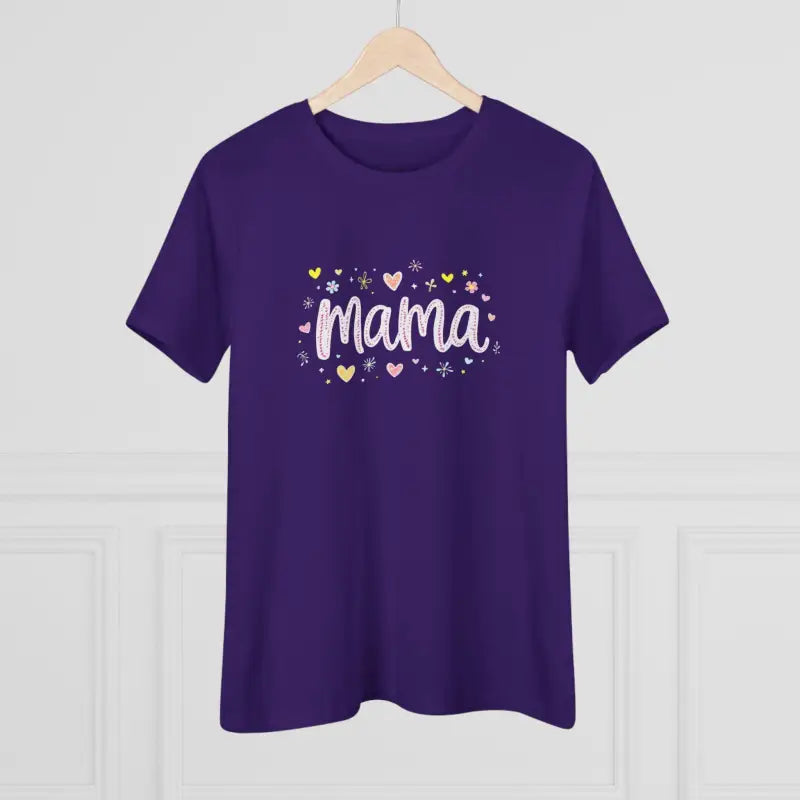Ocean State Styles T Shirt Mama Heart Graphic Tee Women