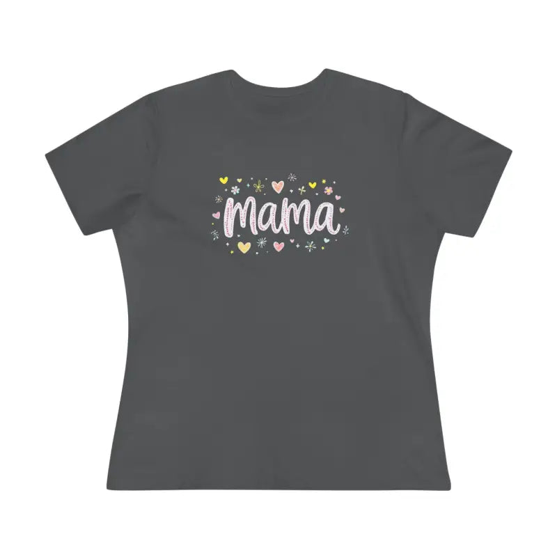 Ocean State Styles T Shirt Mama Heart Graphic Tee Women