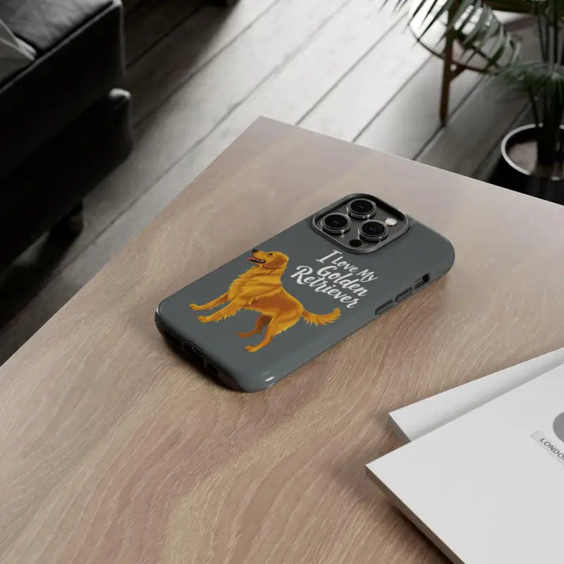 Ocean State Styles Phone Case IPhone 16 Pro Golden Retriever