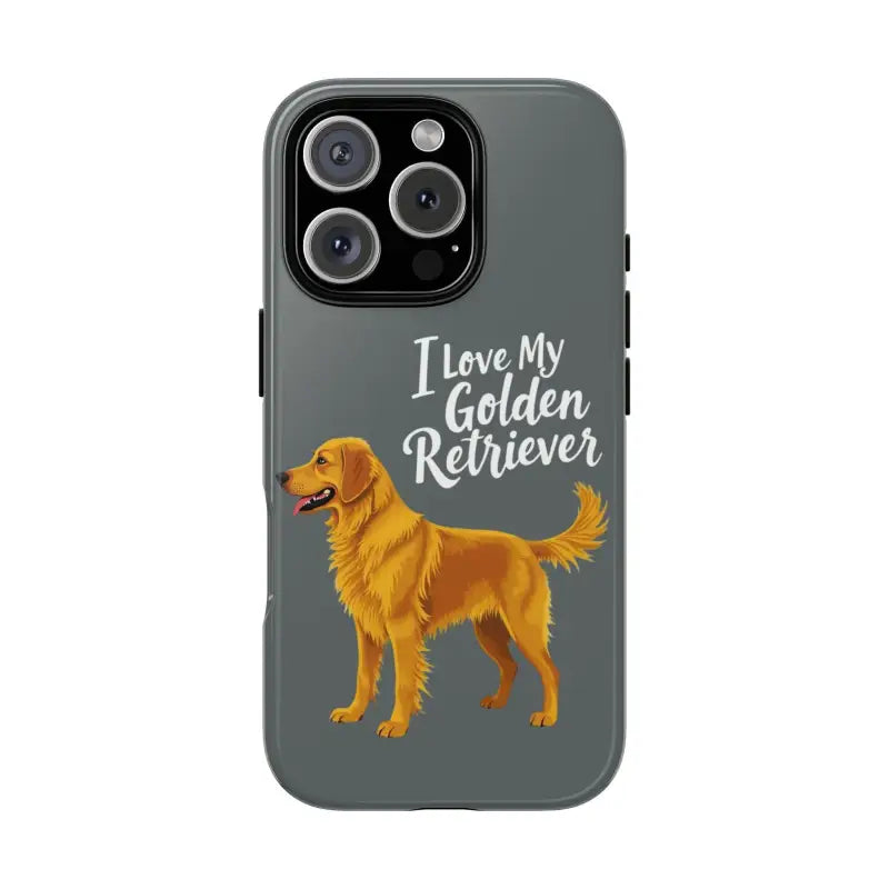Ocean State Styles Phone Case IPhone 16 Pro Golden Retriever