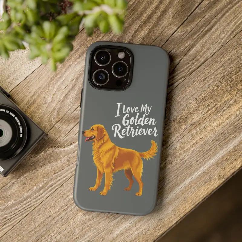 Ocean State Styles Phone Case IPhone 16 Pro Golden Retriever