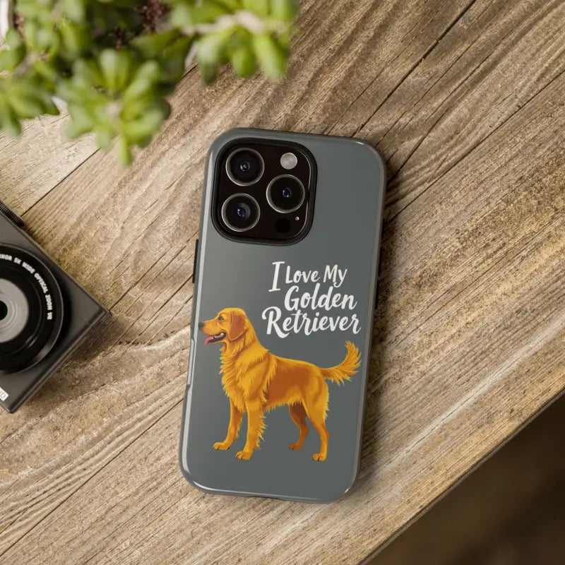Ocean State Styles Phone Case IPhone 16 Pro Golden Retriever