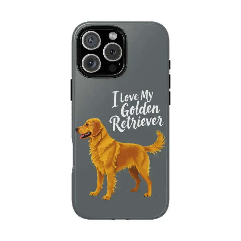 Ocean State Styles Phone Case IPhone 16 Pro Golden Retriever