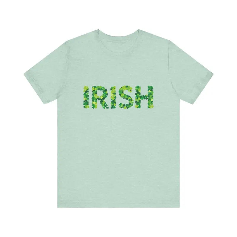 Ocean State Styles T Shirt Irish Shamrock Lettering