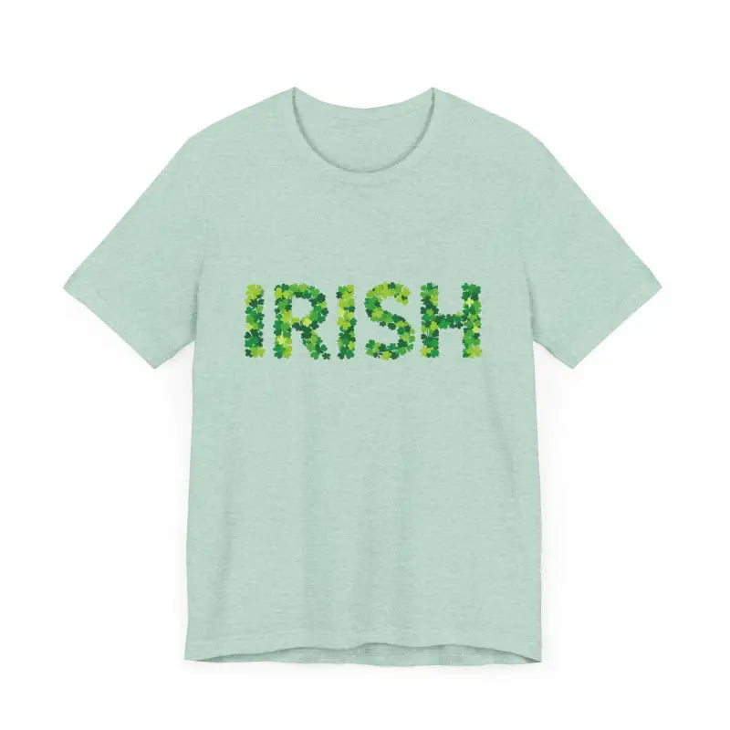 Ocean State Styles T Shirt Irish Shamrock Lettering