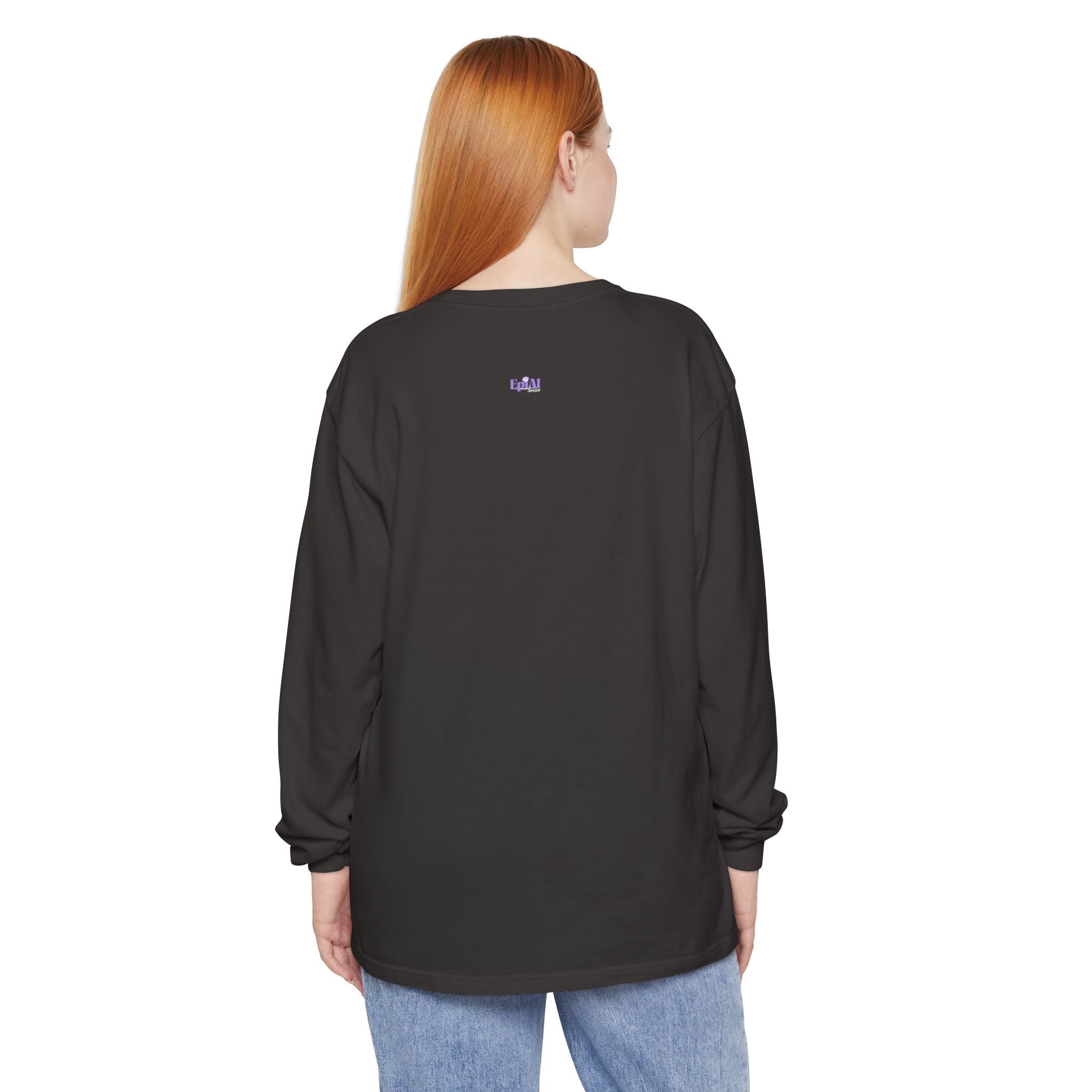 Grim Reaper Cat Long-Sleeve T-Shirt for Halloween Apparel