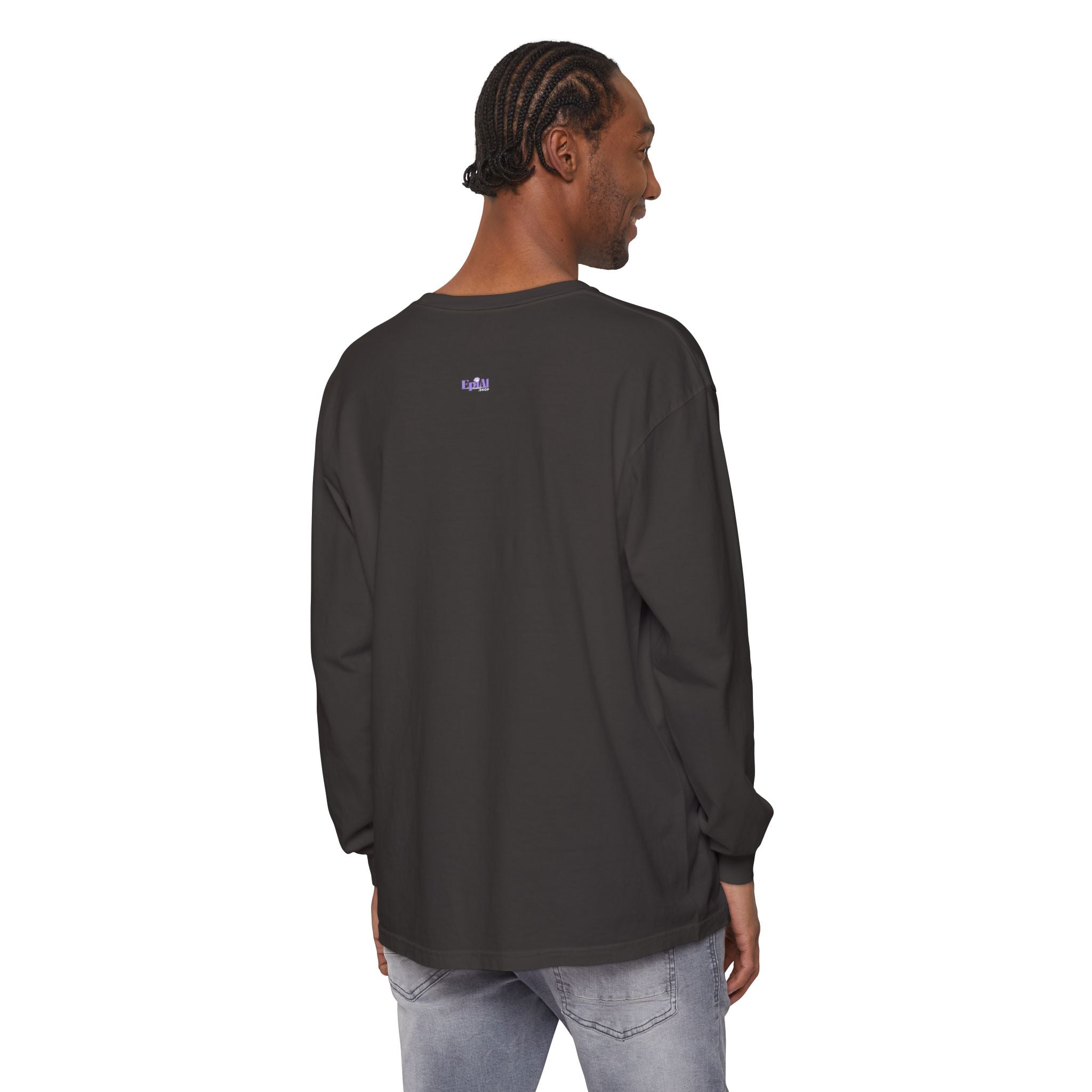 Grim Reaper Cat Long-Sleeve T-Shirt for Halloween Apparel