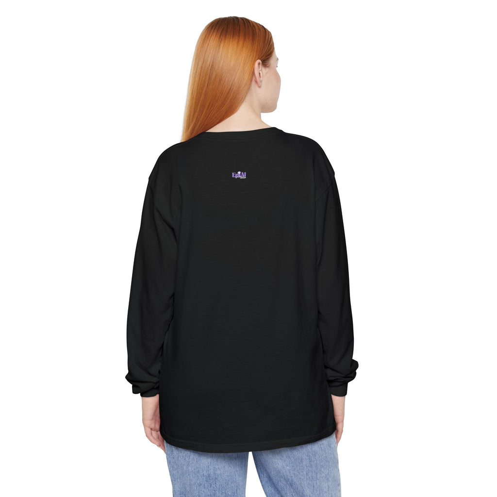 Grim Reaper Cat Long-Sleeve T-Shirt for Halloween Apparel