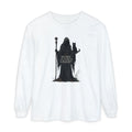 Grim Reaper Cat Long-Sleeve T-Shirt for Stylish Comfort and Unique Fashion