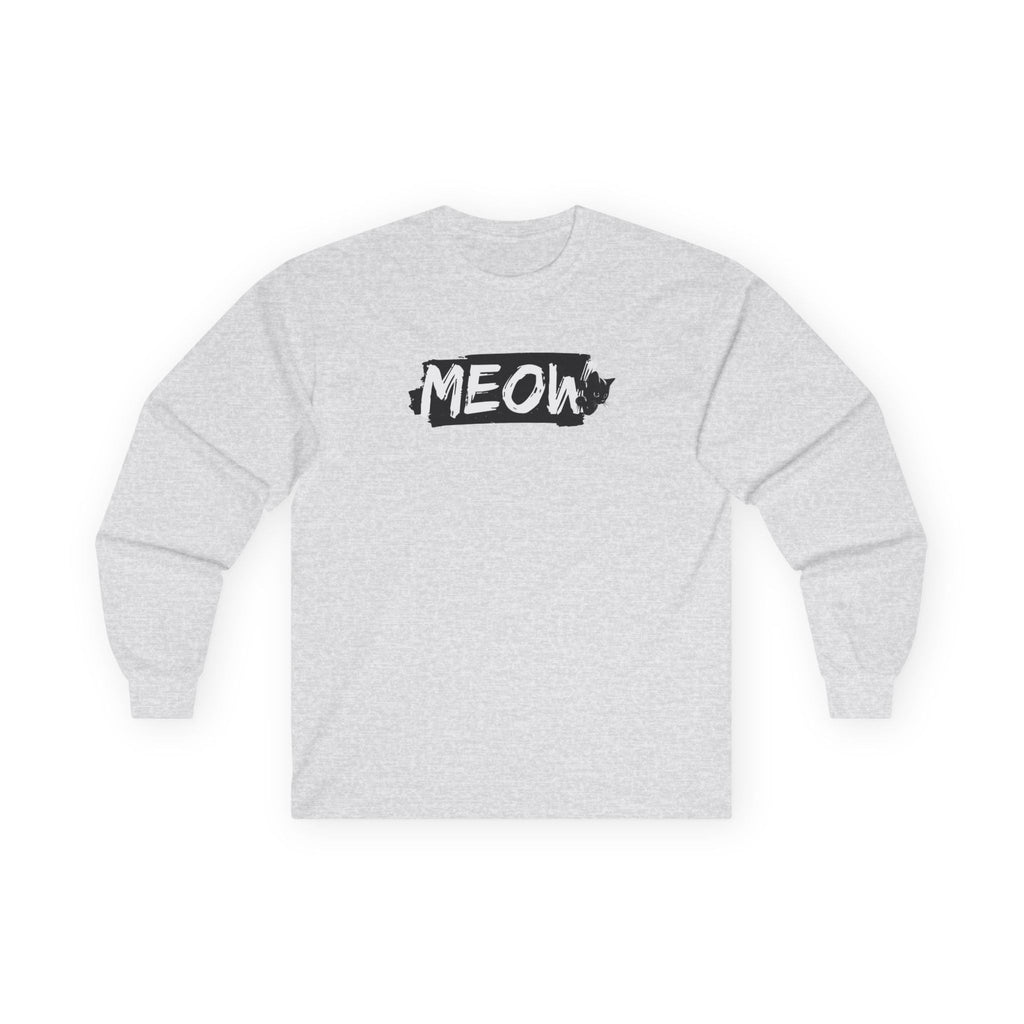 Grungy Meow Long Sleeve Tee