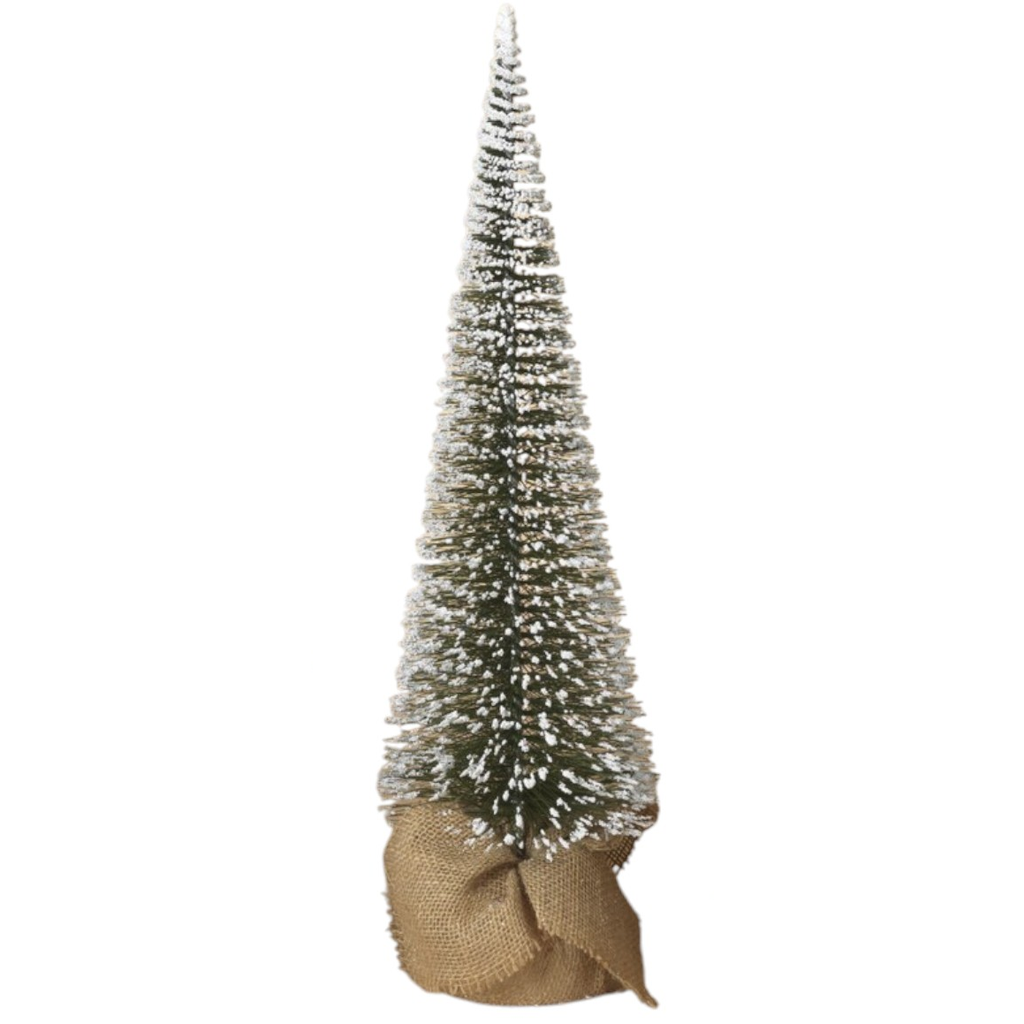 Frosted Bottle Brush Tree -
