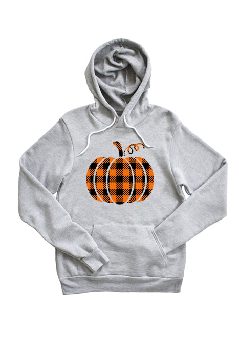 Gingham Pumpkin h0020_hoodie