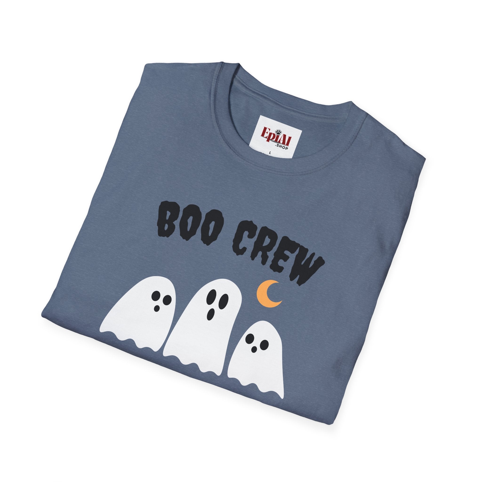 Halloween Boo Crew Unisex T-Shirt - Spooky Apparel for Ghost Lovers, Perfect Halloween Costume and Fall Fashion