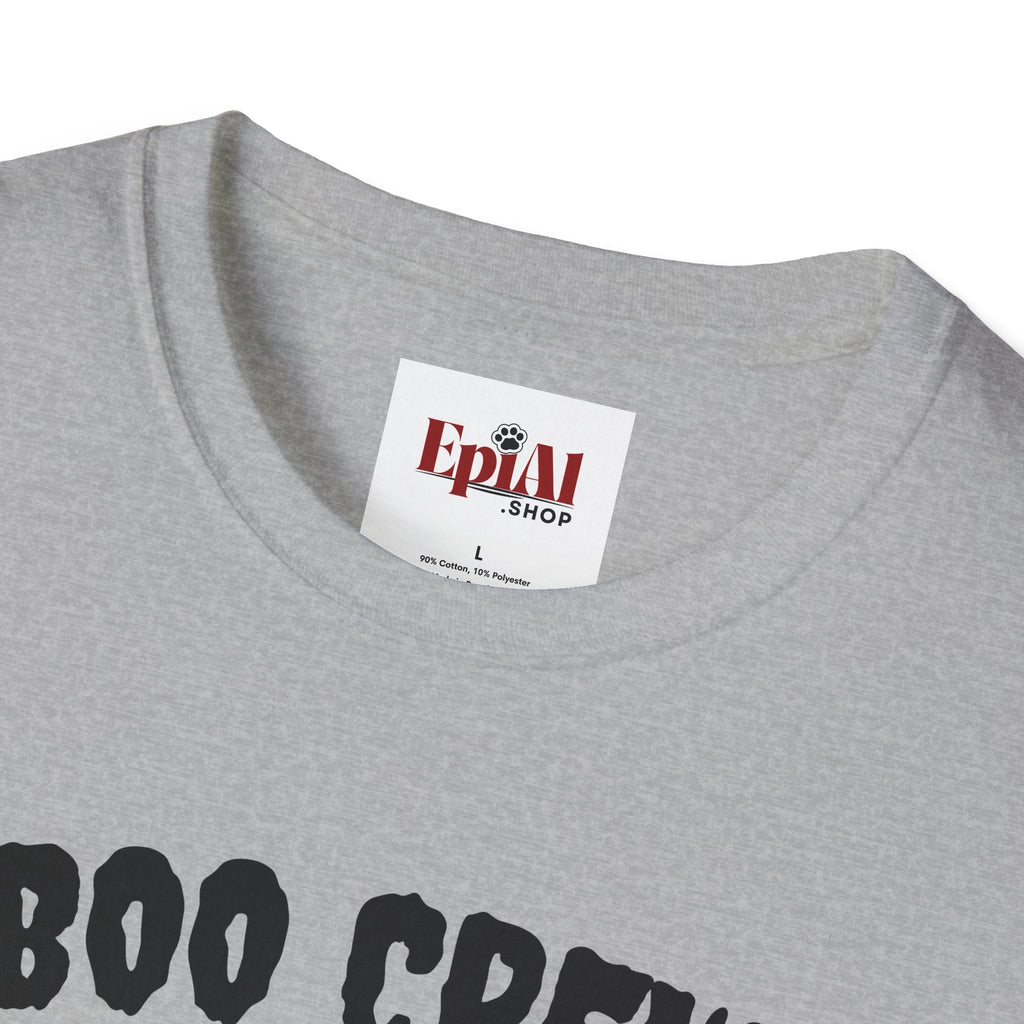 Halloween Boo Crew Unisex T-Shirt - Spooky Apparel for Ghost Lovers, Perfect Halloween Costume and Fall Fashion