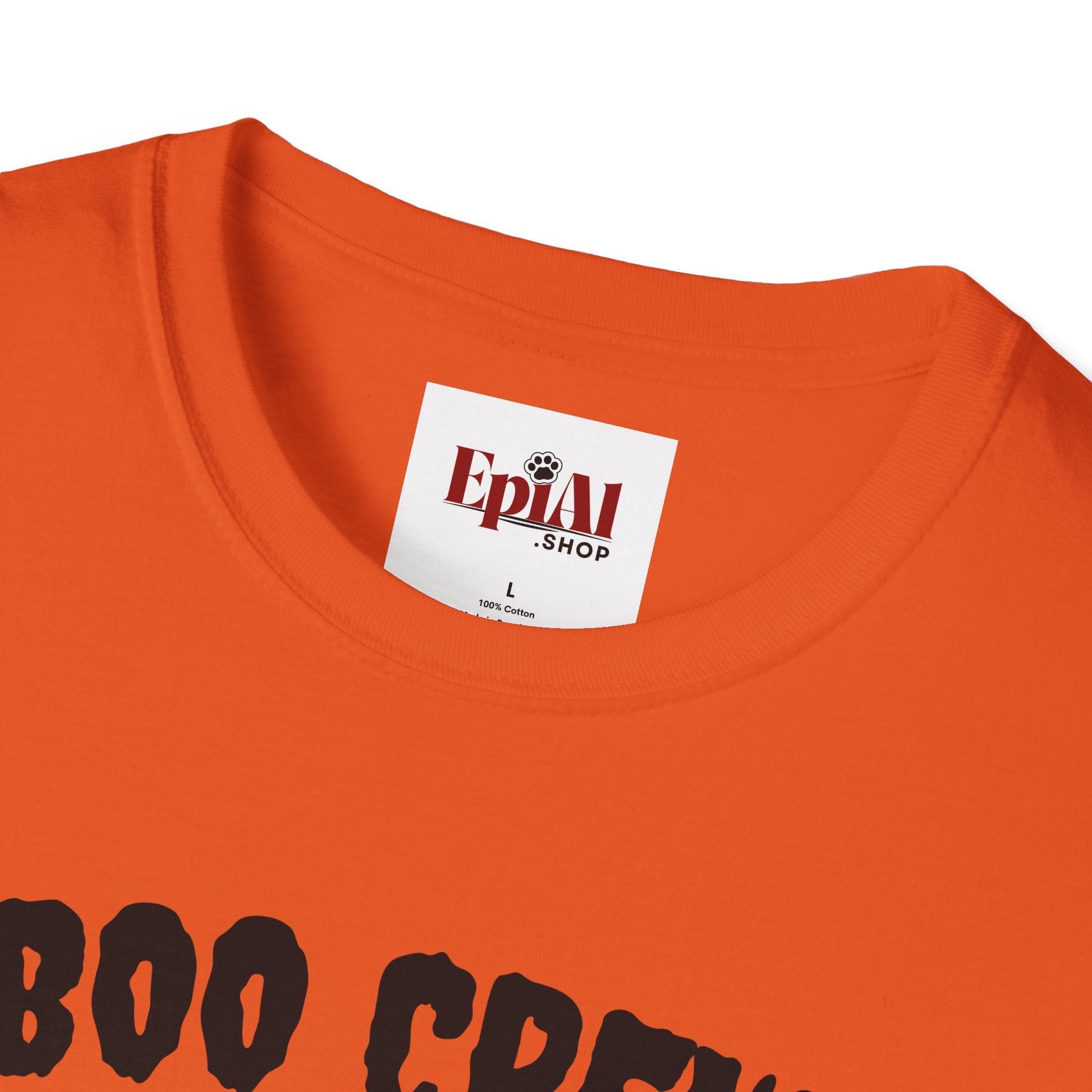Halloween Boo Crew Unisex T-Shirt - Spooky Apparel for Ghost Lovers, Perfect Halloween Costume and Fall Fashion