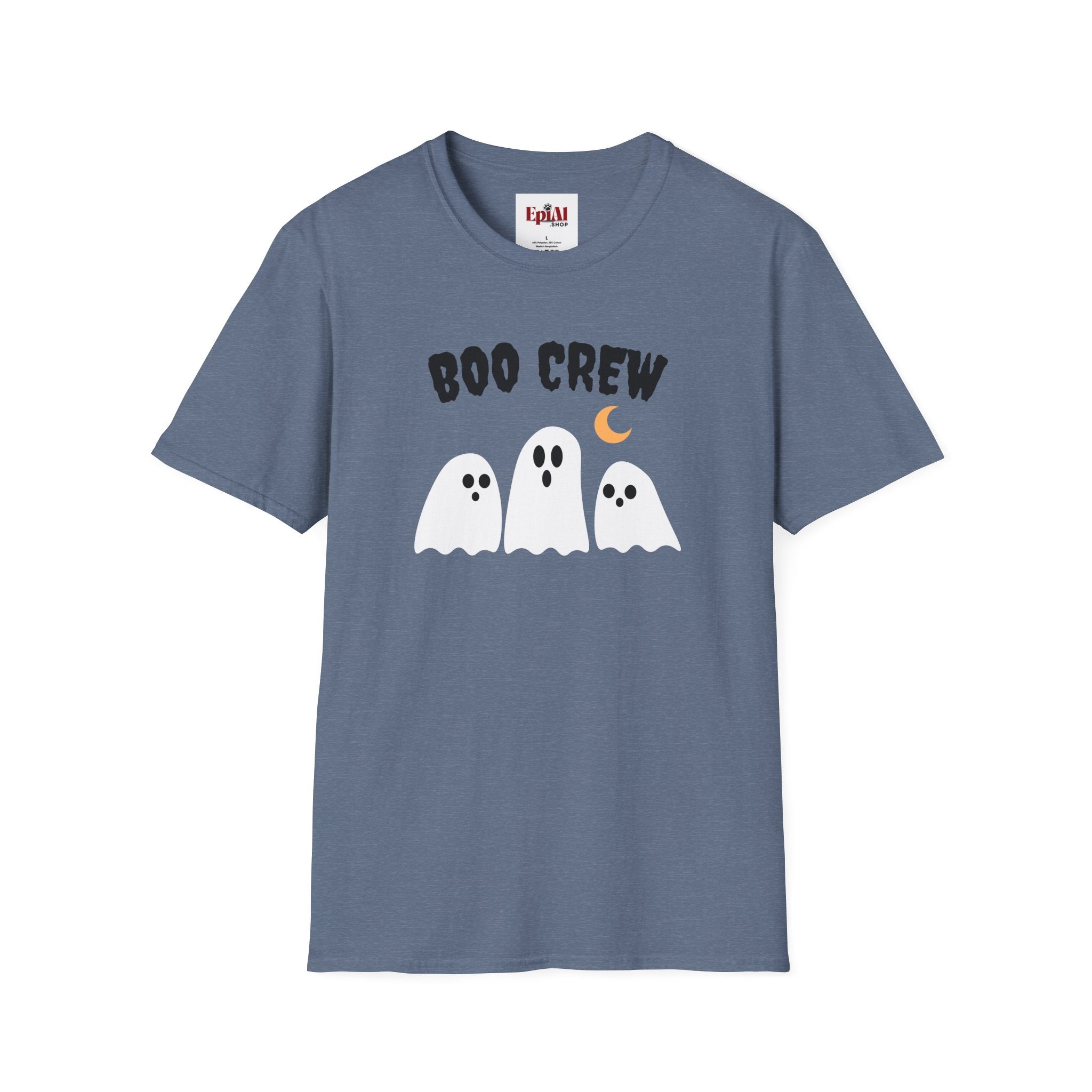Halloween Boo Crew Unisex T-Shirt - Spooky Apparel for Ghost Lovers, Perfect Halloween Costume and Fall Fashion