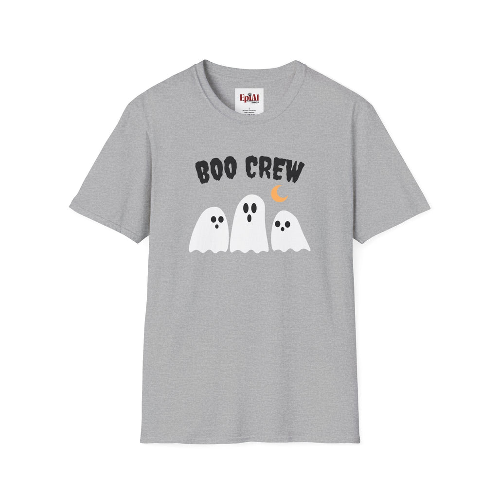 Halloween Boo Crew Unisex T-Shirt - Spooky Apparel for Ghost Lovers, Perfect Halloween Costume and Fall Fashion