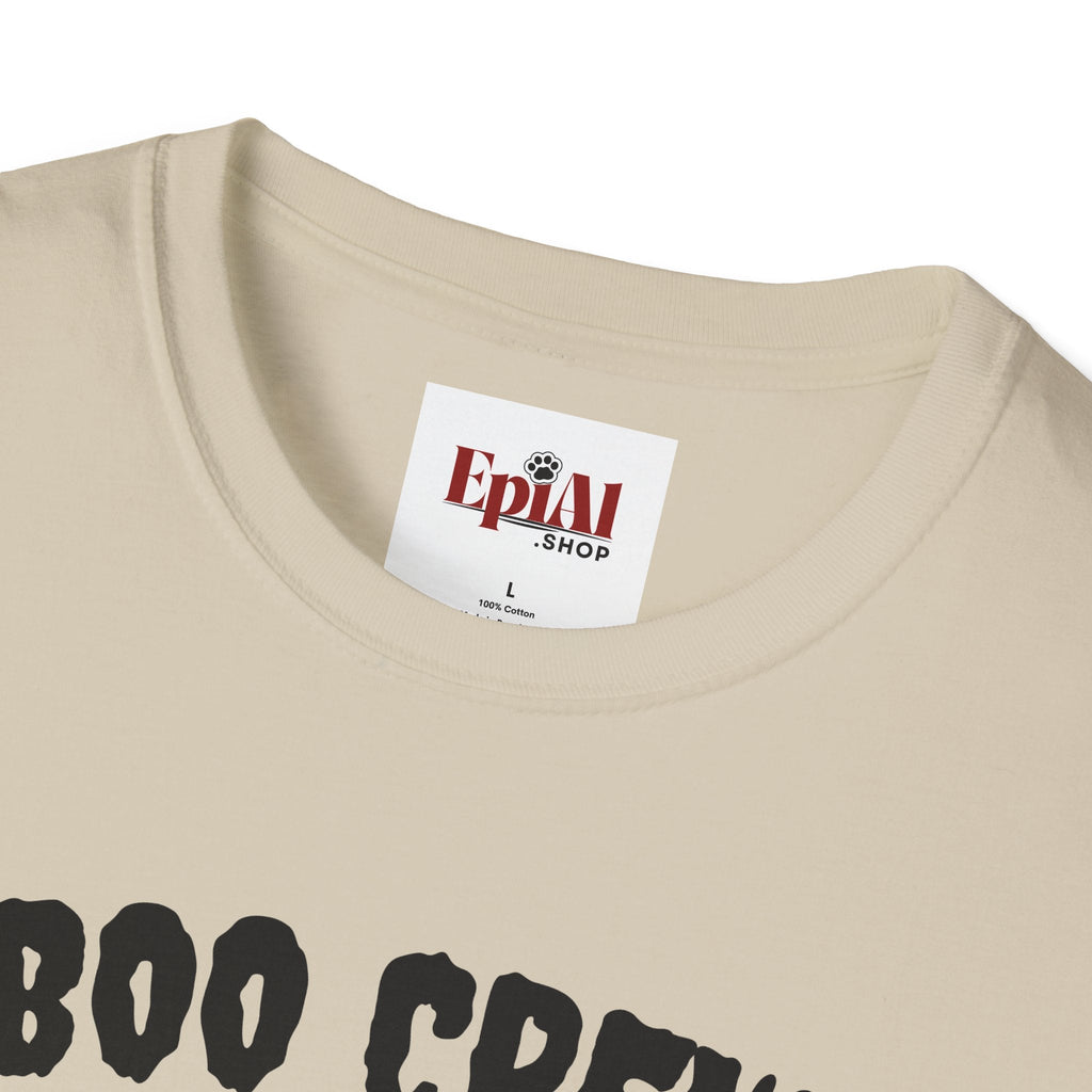 Halloween Boo Crew Unisex T-Shirt - Spooky Apparel for Ghost Lovers, Perfect Halloween Costume and Fall Fashion