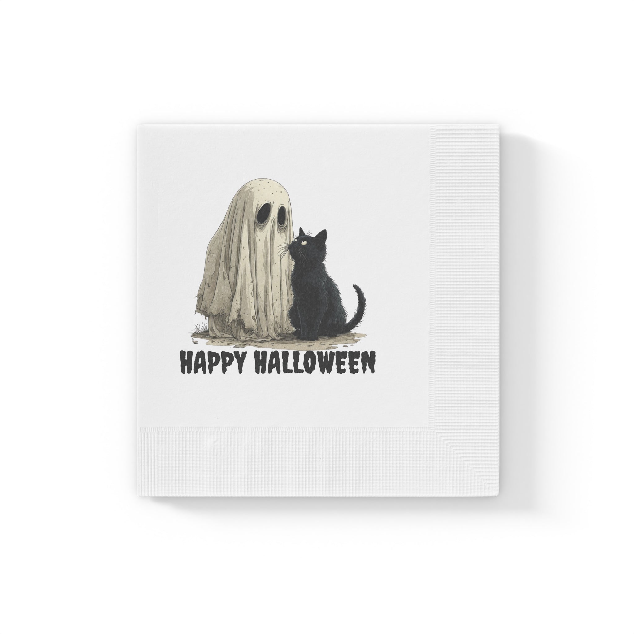 Spooky Halloween-Themed Party Napkins