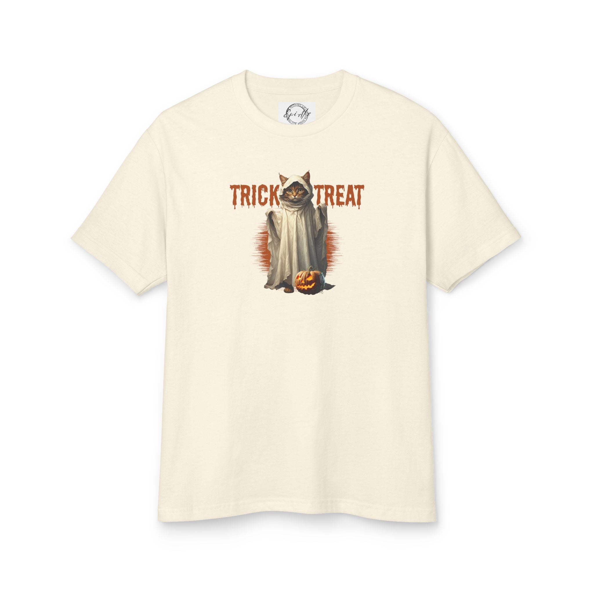 Halloween Trick-or-Treat Kitty Unisex Tee