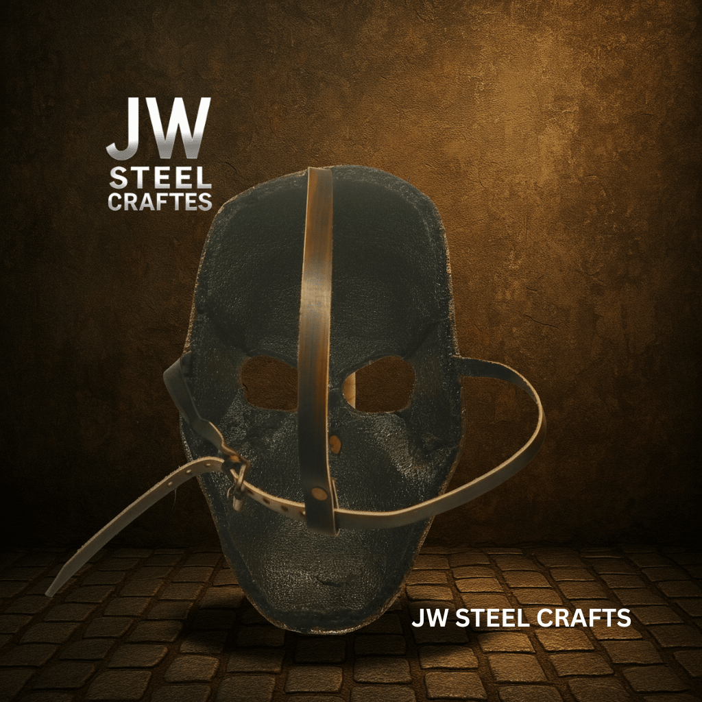 Handcrafted Metallic Skull Mask – Copper, Antique Gold & Chrome Finish Variations