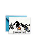 Happy Father's Day For The Adventure Dad Wildflower Greeting Card