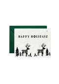 Winter Wonder Deer Wildflower Seed Card