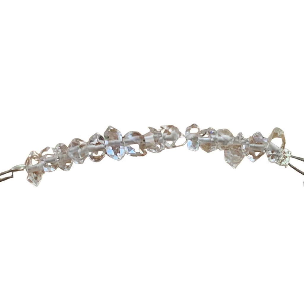 Herkimer Diamond Bracelet with Adjustable Chain (April)