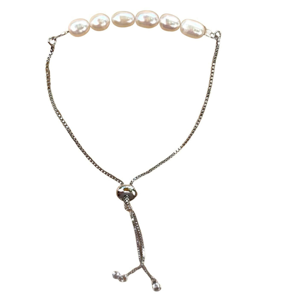 Freshwater Pearl Bracelet with Adjustable Chain (June)
