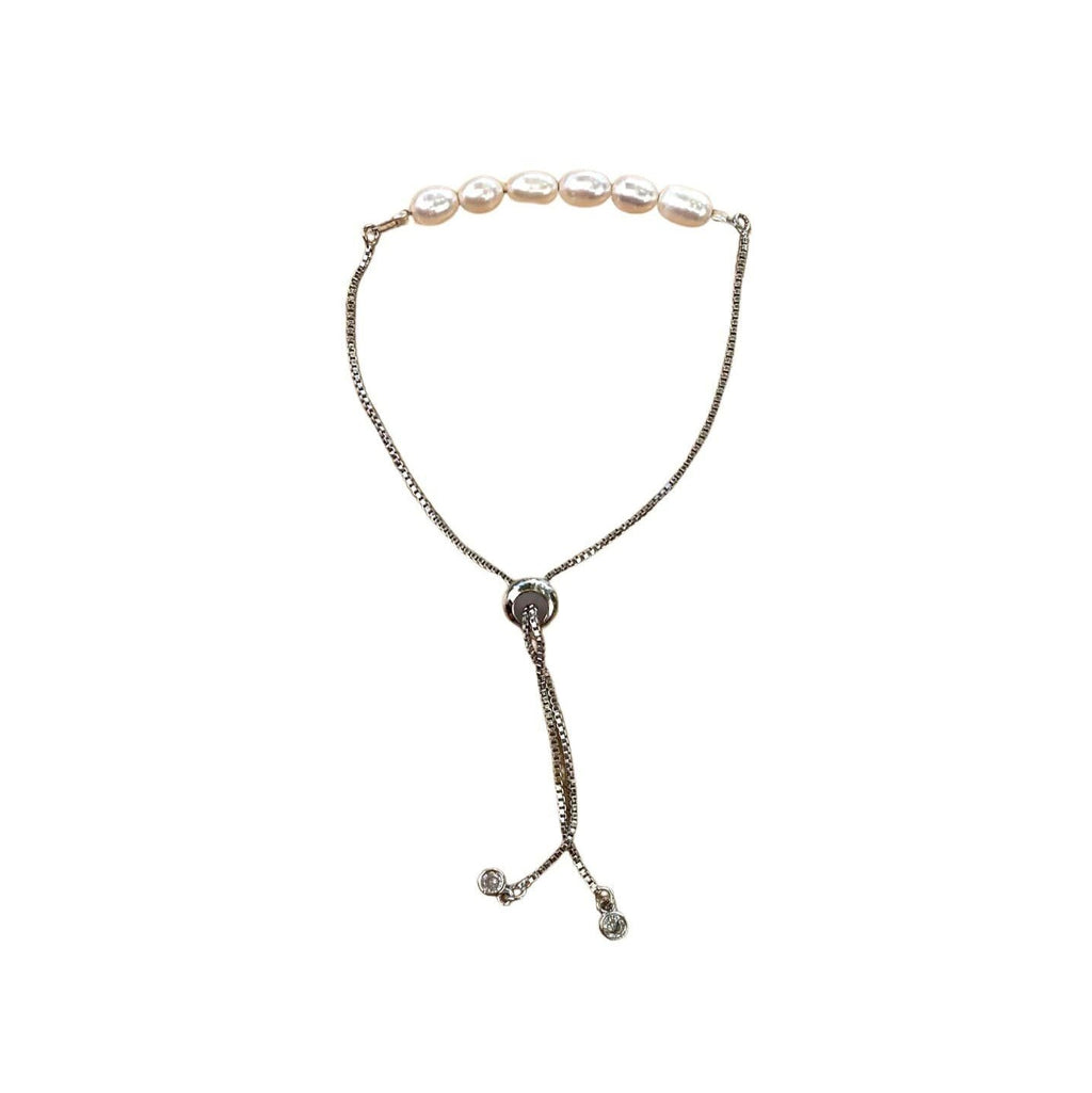 Freshwater Pearl Bracelet with Adjustable Chain (June)