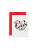 Heart-Crafted Love Wildflower Seed Paper Card