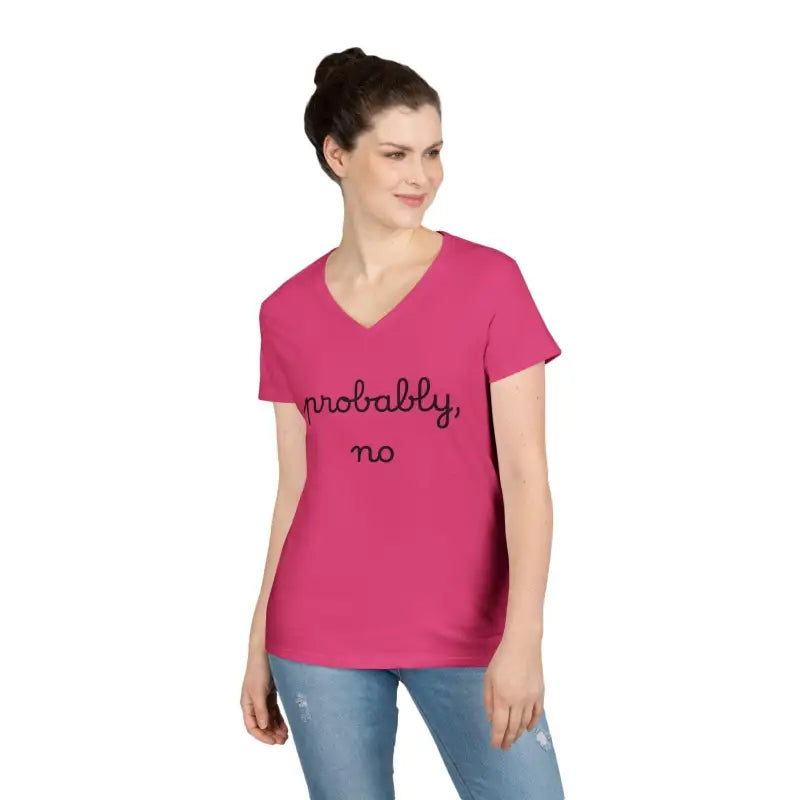 Ocean State Styles T Shirt Heliconia V Neck Casual Fit