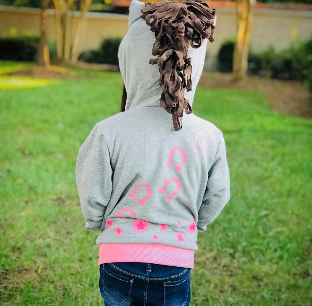 Pink Horse 3D Hoodie -