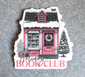 Holiday Book Club Sticker, 2.8" x 3.0"